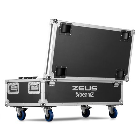 ZEUS JUEGO DE TUBOS DE BATERÍA RGBW JUEGO DE 8 EN FLIGHTCASE