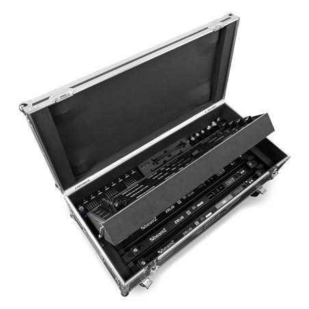 ZEUS JUEGO DE TUBOS DE BATERÍA RGBW JUEGO DE 8 EN FLIGHTCASE