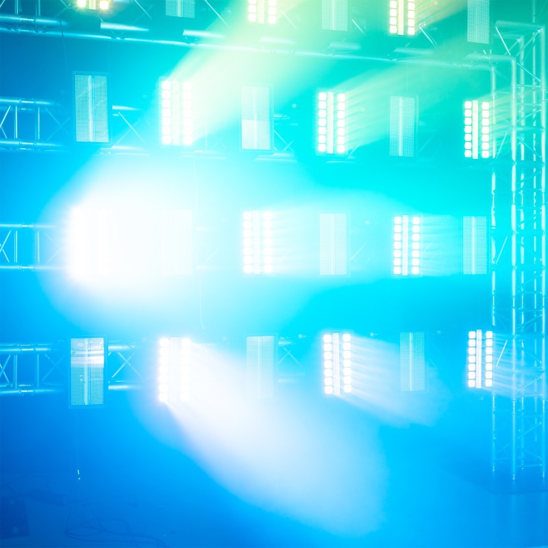 NUKE1 STROBO/BAÑO COLOR MOTORIZADO PARA EXTERIOR