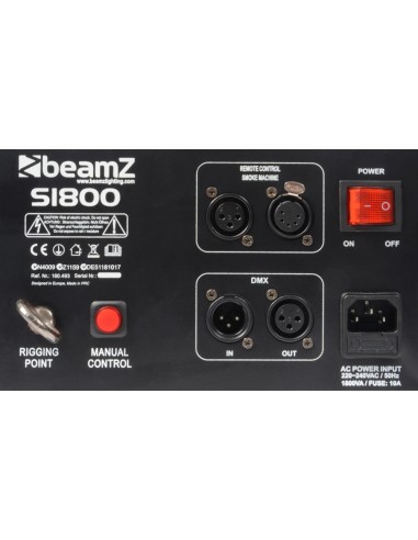 S1800 MAQUINA DE HUMO DMX HORIZONTAL/VERTICAL