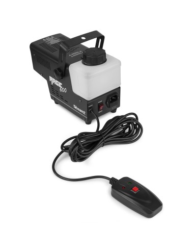 RAGE 600 MAQUINA DE HUMO CON MANDO A DISTANCIA