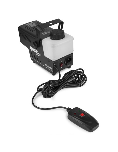 RAGE 600 MAQUINA DE HUMO CON MANDO A DISTANCIA