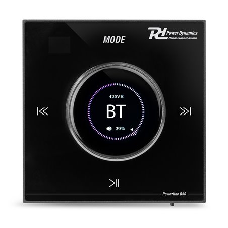 POWERLINE B50B AMPLIFICADOR EMPOTRABLE BT/LCD NEGRO