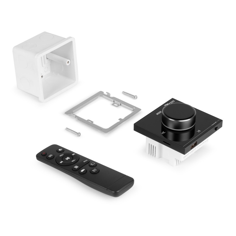 POWERLINE B50B AMPLIFICADOR EMPOTRABLE BT/LCD NEGRO