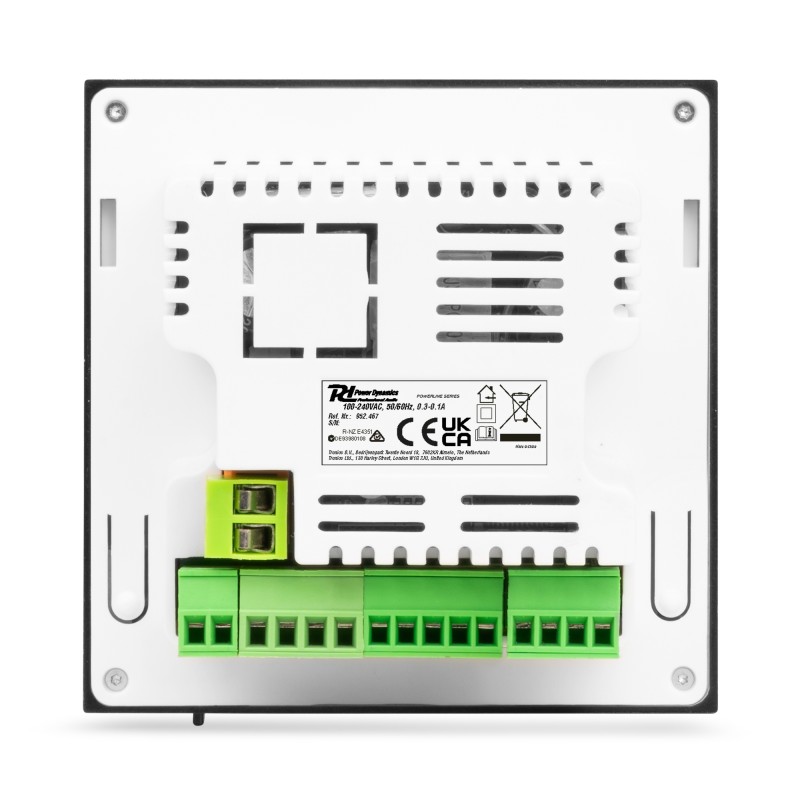 POWERLINE B50W AMPLIFICADOR EMPOTRABLE BT/LCD BLANCO