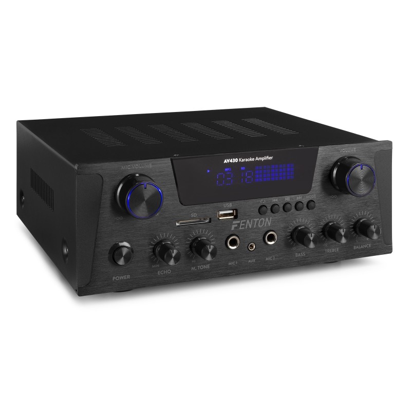 AV430B AMPLIFICADOR HIFI 2X 300W NEGRO
