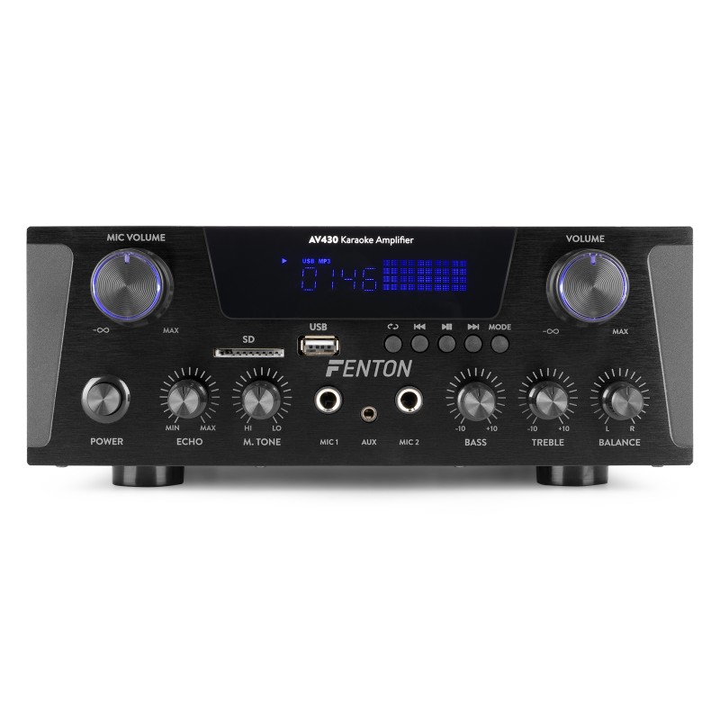 AV430B AMPLIFICADOR HIFI 2X 300W NEGRO