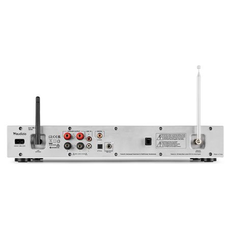 BOLZANO RECEPTOR DE INTERNET CON AMPLICADOR, DAB+ Y REPRODUCTOR CD ALUMINIO