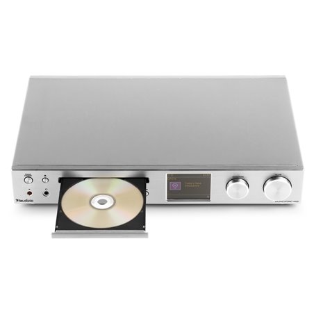 BOLZANO RECEPTOR DE INTERNET CON AMPLICADOR, DAB+ Y REPRODUCTOR CD ALUMINIO