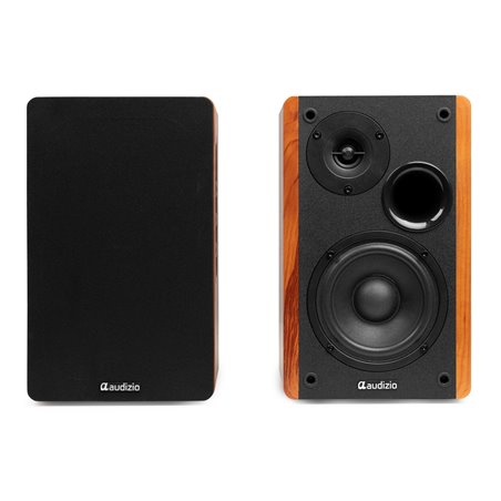 KS01 JUEGO DE ALTAVOCES DE ESTANTERÍA ACTIVOS 80W MADERA
