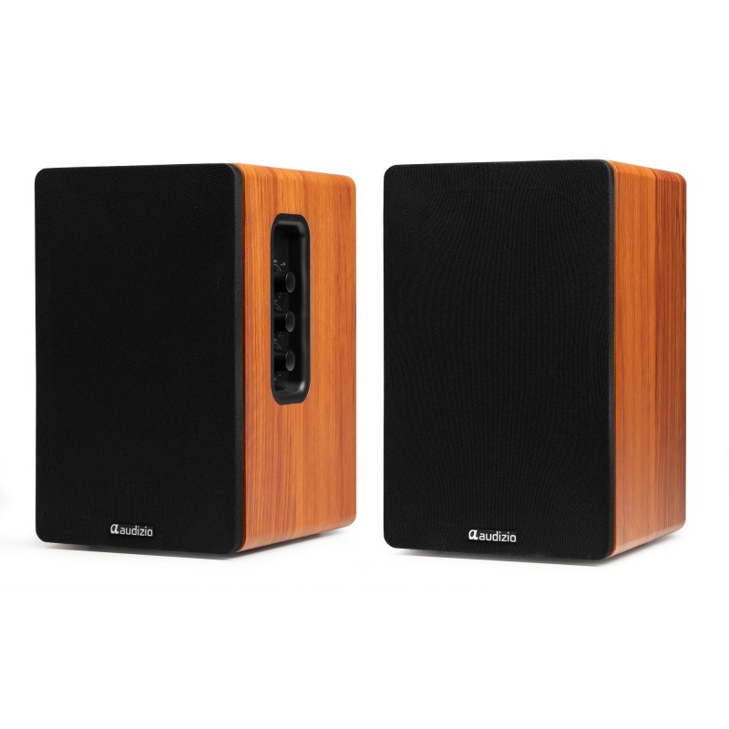 KS01 JUEGO DE ALTAVOCES DE ESTANTERÍA ACTIVOS 80W MADERA