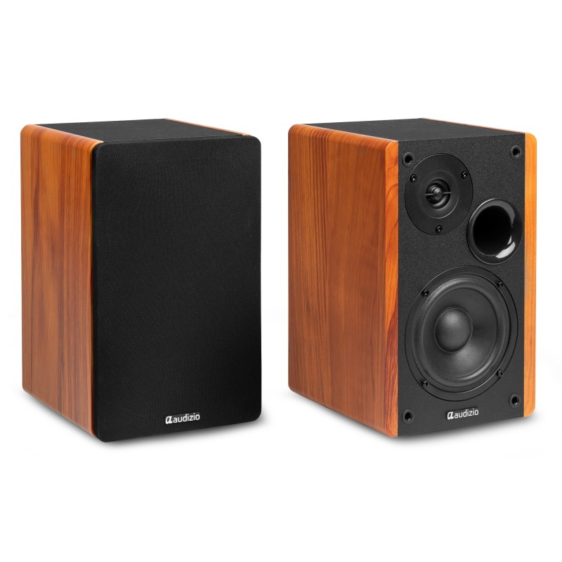 KS01 JUEGO DE ALTAVOCES DE ESTANTERÍA ACTIVOS 80W MADERA