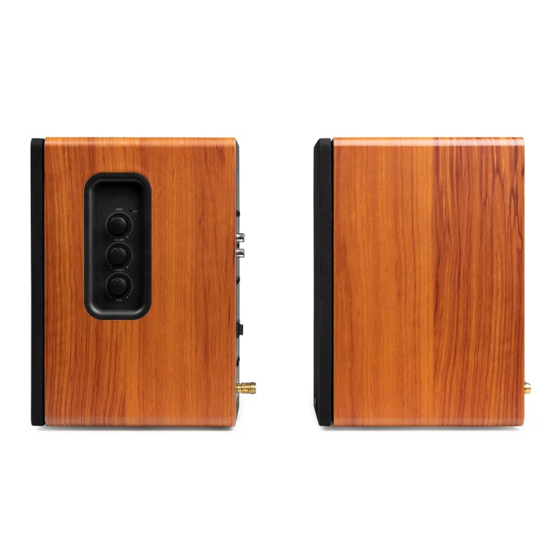 KS01 JUEGO DE ALTAVOCES DE ESTANTERÍA ACTIVOS 80W MADERA