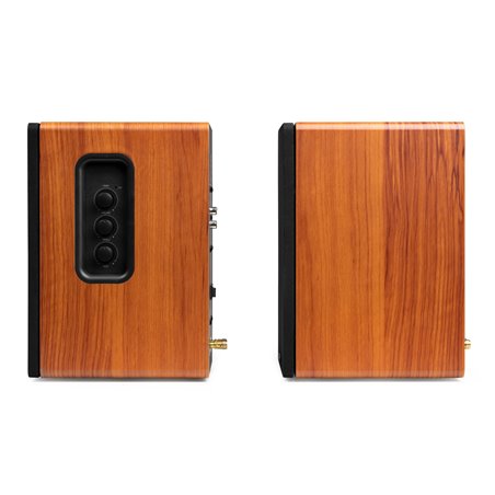 KS01 JUEGO DE ALTAVOCES DE ESTANTERÍA ACTIVOS 80W MADERA