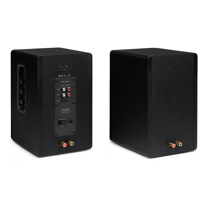 KS01B JUEGO DE ALTAVOCES DE ESTANTERÍA ACTIVA 120W BT NEGRO