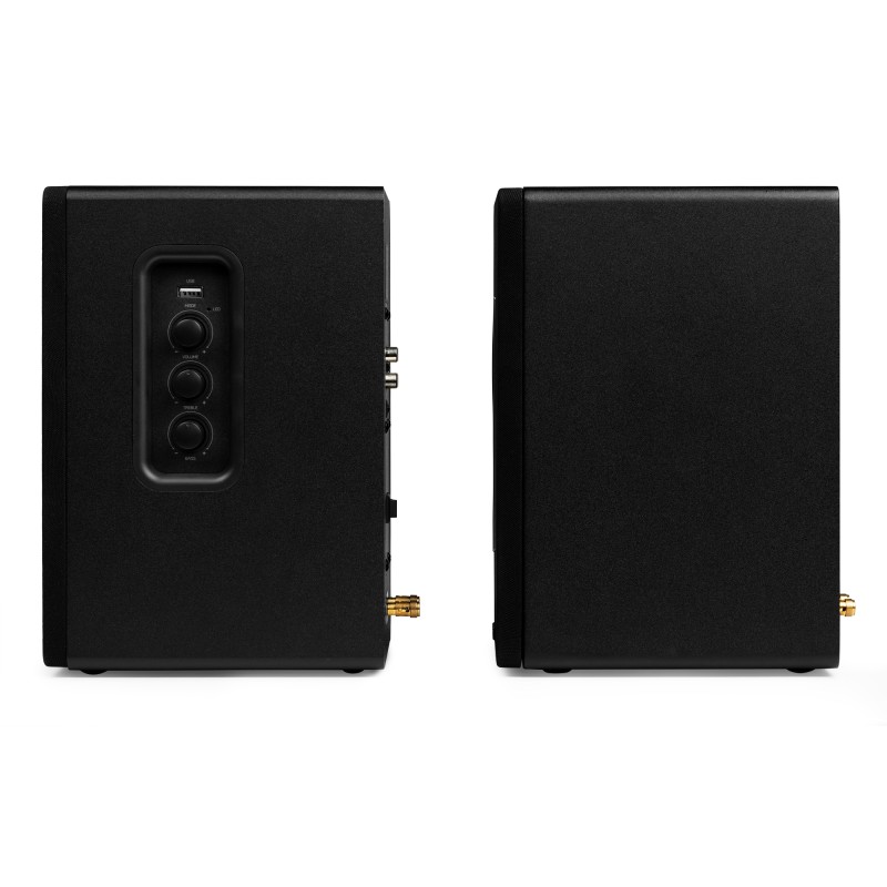 KS01B JUEGO DE ALTAVOCES DE ESTANTERÍA ACTIVA 120W BT NEGRO