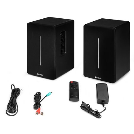 KS01B JUEGO DE ALTAVOCES DE ESTANTERÍA ACTIVA 120W BT NEGRO