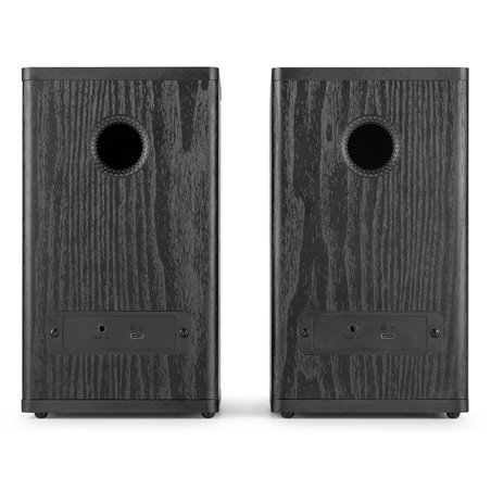 BS20 CONJUNTO DE ALTAVOCES ACTIVOS DE ESTANTERÍA CON BATERÍA, ANTRACITA