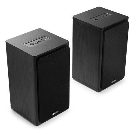 BS20 CONJUNTO DE ALTAVOCES ACTIVOS DE ESTANTERÍA CON BATERÍA, ANTRACITA