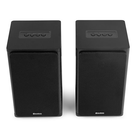 BS20 CONJUNTO DE ALTAVOCES ACTIVOS DE ESTANTERÍA CON BATERÍA, ANTRACITA