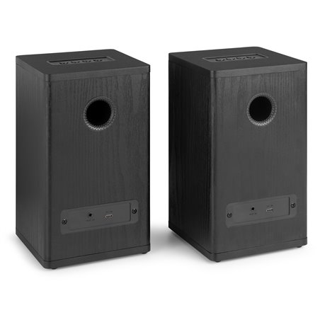 BS20 CONJUNTO DE ALTAVOCES ACTIVOS DE ESTANTERÍA CON BATERÍA, ANTRACITA