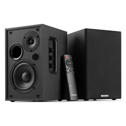 KS02 JUEGO DE ALTAVOCES DE ESTANTERÍA ACTIVOS 80W BT NEGRO