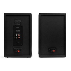 KS02 JUEGO DE ALTAVOCES DE ESTANTERÍA ACTIVOS 80W BT NEGRO 2