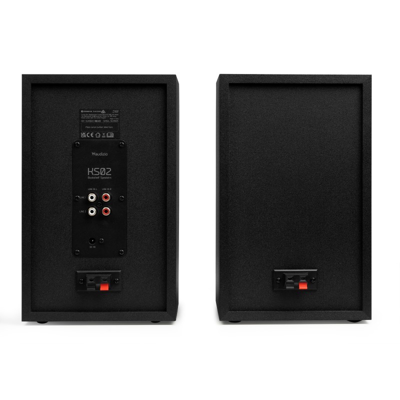 KS02 JUEGO DE ALTAVOCES DE ESTANTERÍA ACTIVOS 80W BT NEGRO