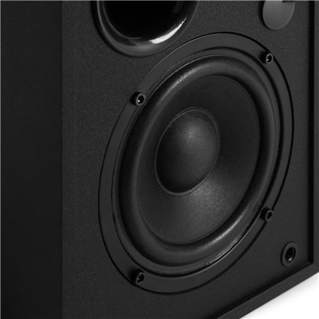 KS02 JUEGO DE ALTAVOCES DE ESTANTERÍA ACTIVOS 80W BT NEGRO