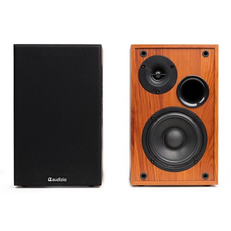 KS02 JUEGO DE ALTAVOCES DE ESTANTERÍA ACTIVOS 80W BT MADERA