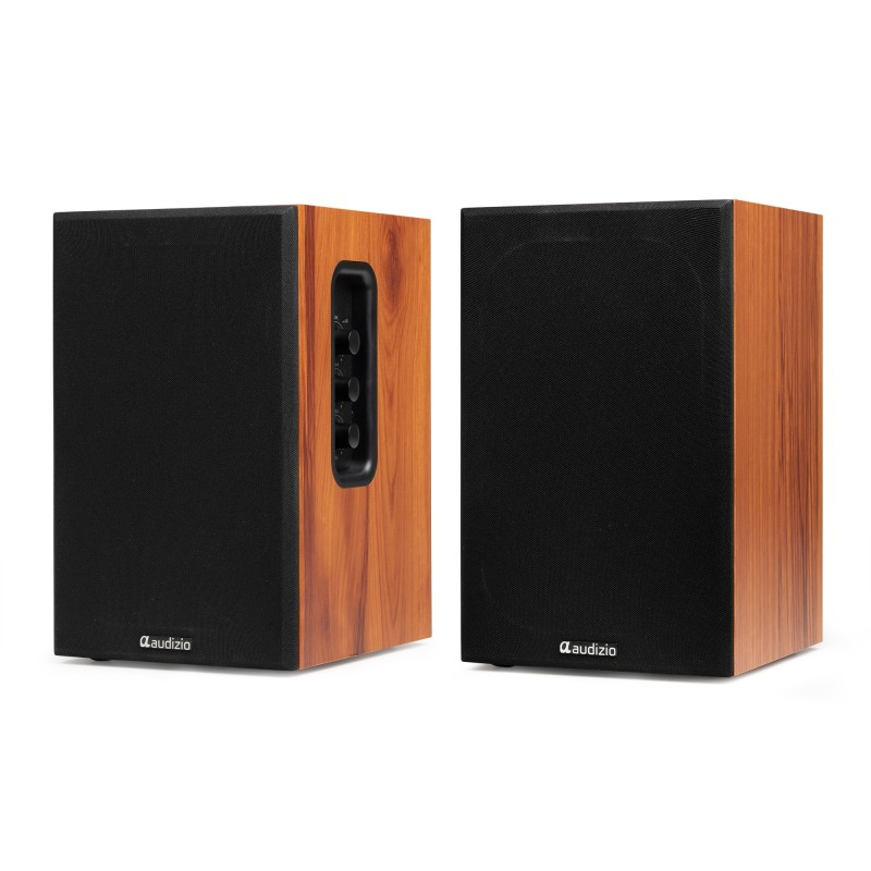 KS02 JUEGO DE ALTAVOCES DE ESTANTERÍA ACTIVOS 80W BT MADERA