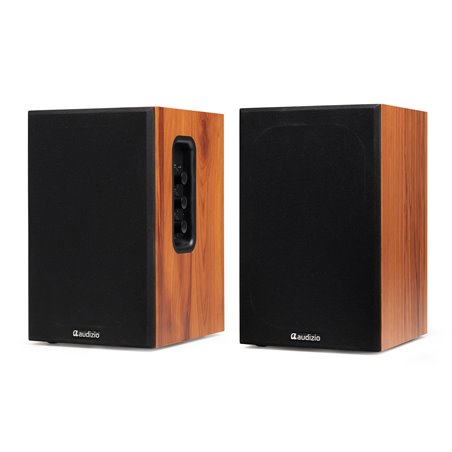 KS02 JUEGO DE ALTAVOCES DE ESTANTERÍA ACTIVOS 80W BT MADERA
