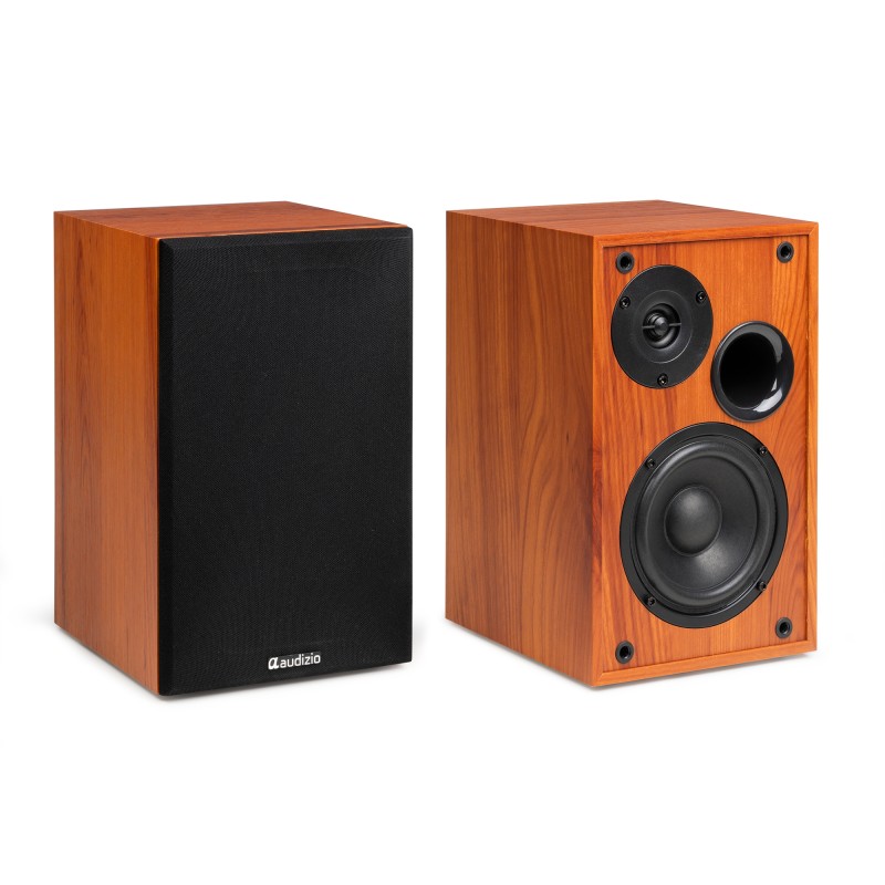 KS02 JUEGO DE ALTAVOCES DE ESTANTERÍA ACTIVOS 80W BT MADERA
