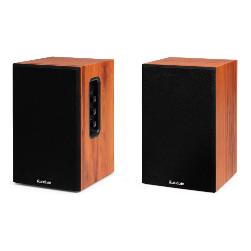 KS02 JUEGO DE ALTAVOCES DE ESTANTERÍA ACTIVOS 80W BT MADERA