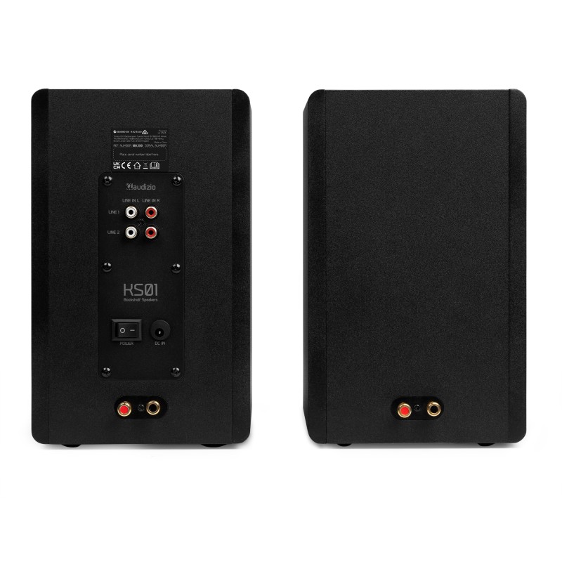 KS01 JUEGO DE ALTAVOCES DE ESTANTERÍA ACTIVOS 80W NEGRO