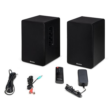 KS01 JUEGO DE ALTAVOCES DE ESTANTERÍA ACTIVOS 80W NEGRO