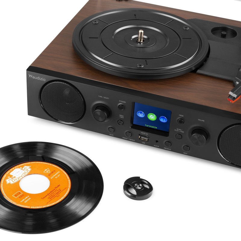 TULSA CENTRAL DE SONIDO CON GIRADISCOS DAB+ RADIO