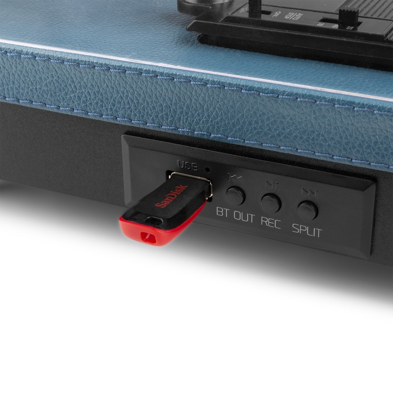 RP113D GIRADISCOS CON BT IN/OUT AZUL OSCURO