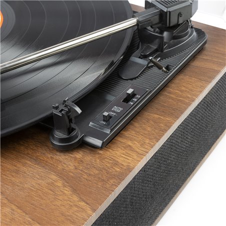 RP161 GIRADISCOS HQ BT MADERA CASTAÑO