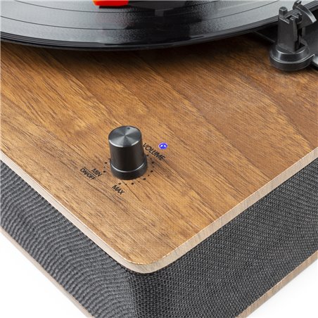 RP161 GIRADISCOS HQ BT MADERA CASTAÑO