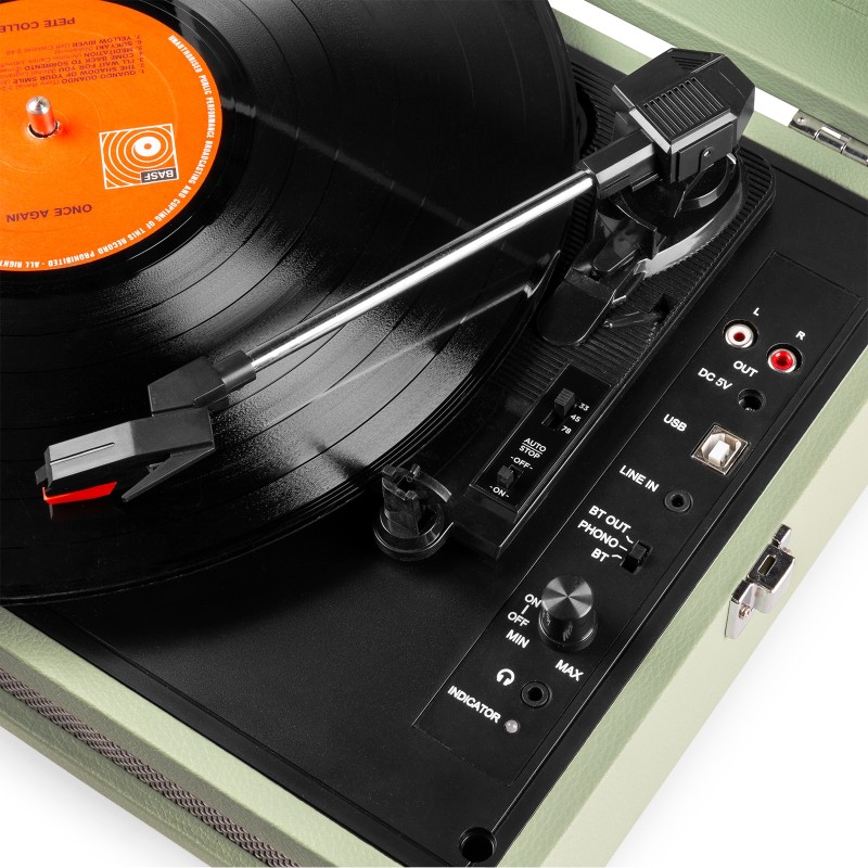 RP118C GIRADISCOS MALETA CON BT IN/OUT