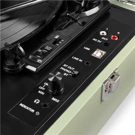 RP118C GIRADISCOS MALETA CON BT IN/OUT