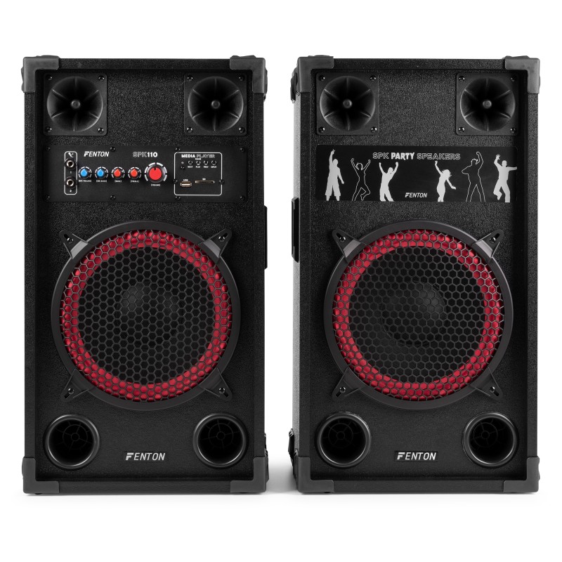 SPK-110 JUEGO DE ALTAVOCES ACTIVOS PA 10" BT