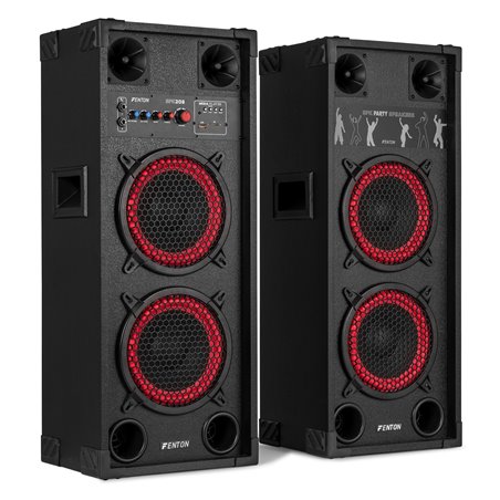 SPK-208 JUEGO DE ALTAVOCES ACTIVOS PA 2 X 8" BT