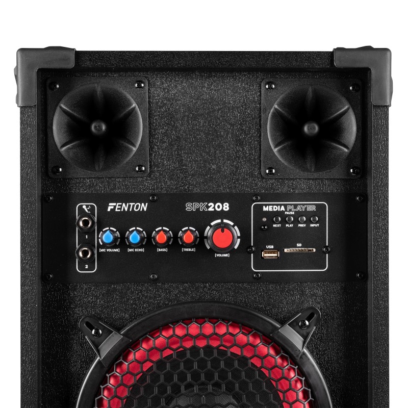 SPK-208 JUEGO DE ALTAVOCES ACTIVOS PA 2 X 8" BT