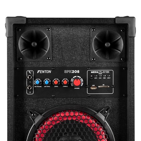 SPK-208 JUEGO DE ALTAVOCES ACTIVOS PA 2 X 8" BT