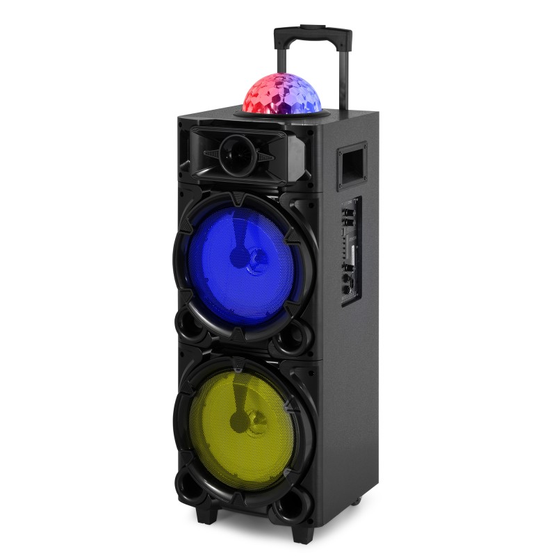 ESTACIÓN KARAOKE LIVE290 CON SHOW DE LUCES 2X 8”