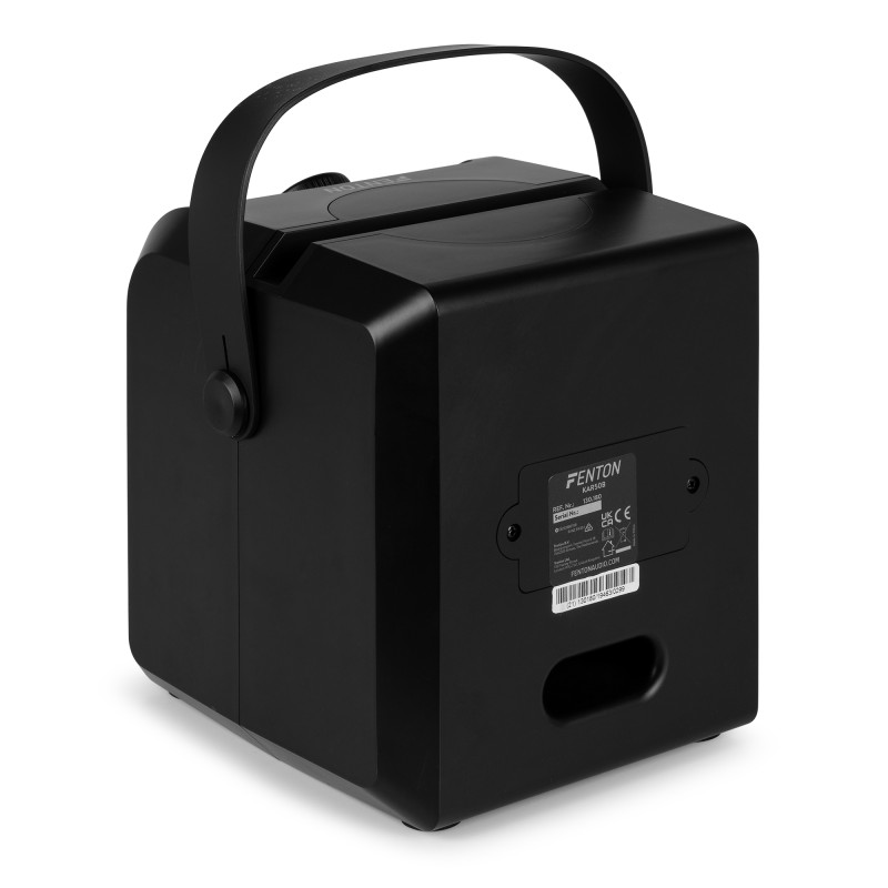 KAR50B ALTAVOZ KARAOKE CON EFECTO DE LUZ LED NEGRO