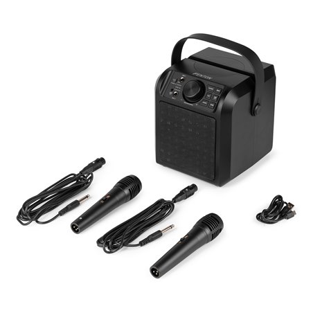 KAR50B ALTAVOZ KARAOKE CON EFECTO DE LUZ LED NEGRO