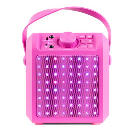KAR50P ALTAVOZ KARAOKE CON EFECTO DE LUZ LED ROSA
